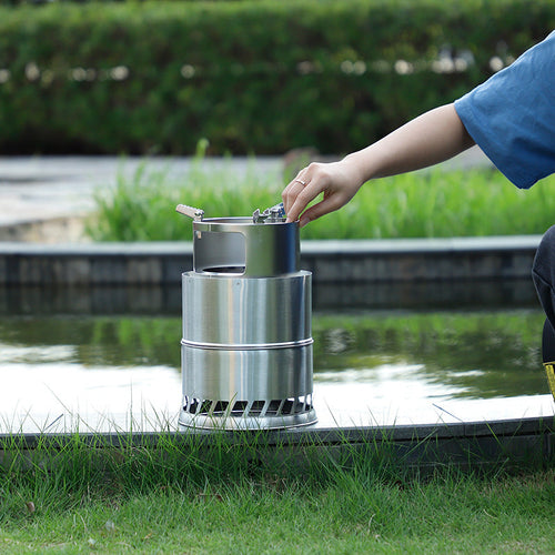 20cm*30cm Outdoor Camping Furnace Portable Camping Stove for Barbecue-0